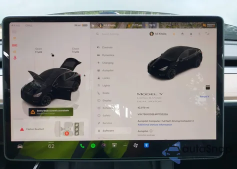 2023 Tesla Model Y Awd/Long Range Dual Motor All-Wheel Drive from USA, damaged, VIN 7SAYGDEE4PF755239